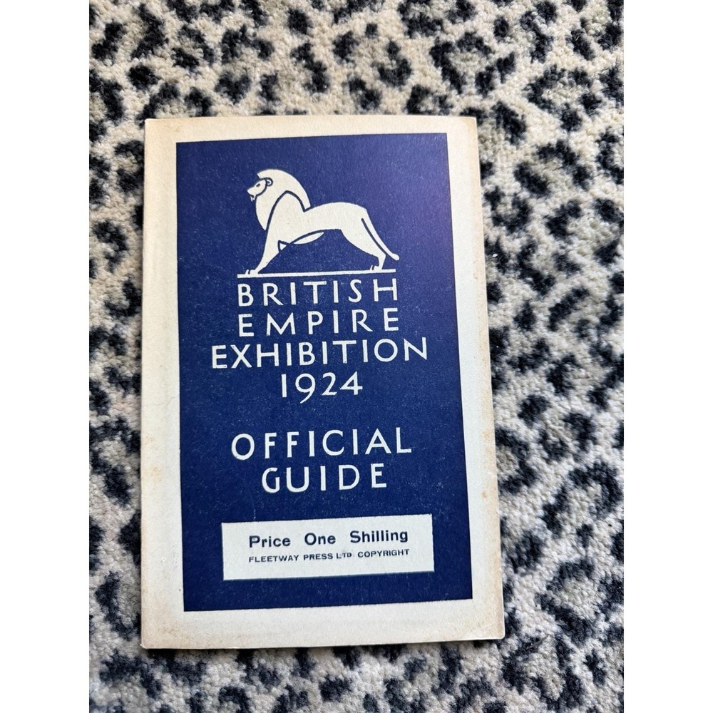 1924 British Empire Exhibition Official Guide Wembley London Maps Ads Ephemera
